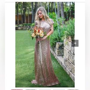 Rose Gold Wedding Dress for Sale up to 90% Off: Poshmark
